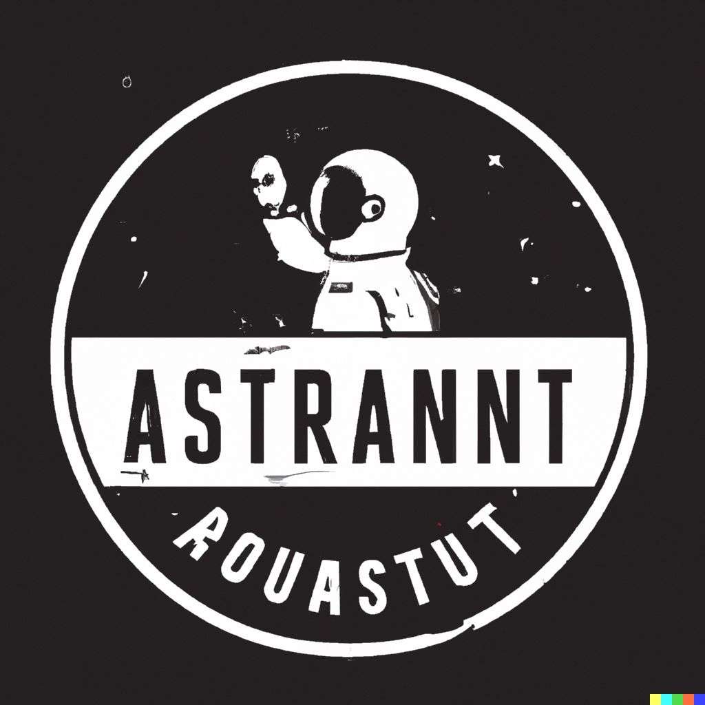 an astronaut, brand mark